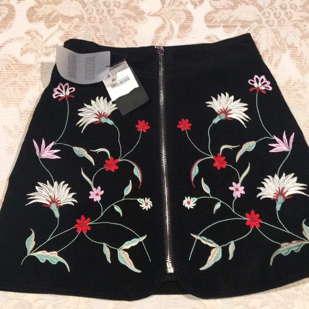 Zara suede skirt .